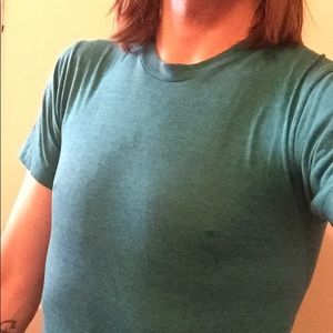 American Apparel triblend t-shirt, teal, S